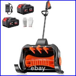 21 v Cordless Snow Blower 16 Electric Snowblower with 3.0Ah Battery Brushless