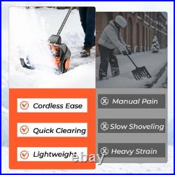 21 v Cordless Snow Blower 16 Electric Snowblower with 3.0Ah Battery Brushless