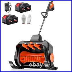 21 v Cordless Snow Blower 16 Electric Snowblower with 3.0Ah Battery Brushless