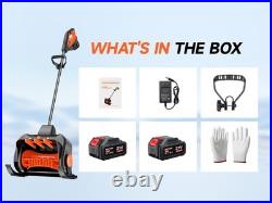 21 v Cordless Snow Blower 16 Electric Snowblower with 3.0Ah Battery Brushless