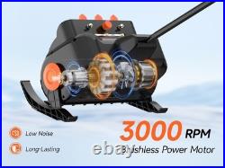 21 v Cordless Snow Blower 16 Electric Snowblower with 3.0Ah Battery Brushless