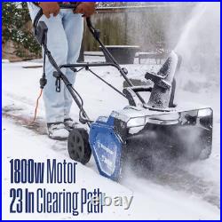 23 In. 120V Single-Stage Electric Snow Blower Corded, Powerful Snow Removal 23 In. 120V Single-Stage Electric Snow Blower Corded, Powerful Snow Removal