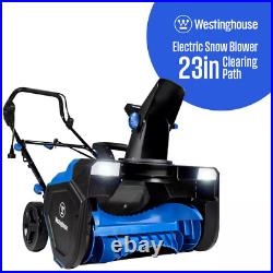 23 In. 120V Single-Stage Electric Snow Blower Corded, Powerful Snow Removal 23 In. 120V Single-Stage Electric Snow Blower Corded, Powerful Snow Removal
