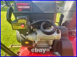 24 craftsman dual stage snow blower 179cc OHV with electric start