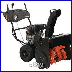 24 in Two-Stage Gas Snow Blower with Electric Start & Headlight Express Delivery