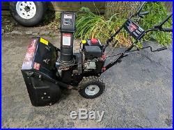 26 Snow Devil Snow Thrower Blower Machine Electric Start 208cc Gas DB7651-26