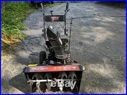 26 Snow Devil Snow Thrower Blower Machine Electric Start 208cc Gas DB7651-26