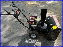 26 Snow Devil Snow Thrower Blower Machine Electric Start 208cc Gas DB7651-26