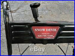 26 Snow Devil Snow Thrower Blower Machine Electric Start 208cc Gas DB7651-26