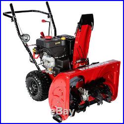 28 inch 265cc Two-Stage Electric Start Gas Snow Blower/Thrower