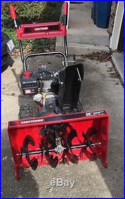 28 inch Two Stage Craftsman Snow Blower 9HP Tecumseh