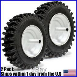 2PK 4.80-8 4.80x8 480-8 X-Trac 2PLY Lawn & Garden SnowThrower Tiller Tire