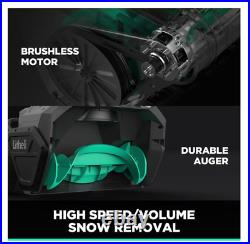 2X20V(40V) Cordless Brushless Snow Blower 20 in with2x4.0 Ah Batteries & Charger