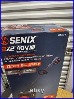 2X2 40V Max 13 Cordless Snow Shovel, Brushless (Batteries & Charger) Senix