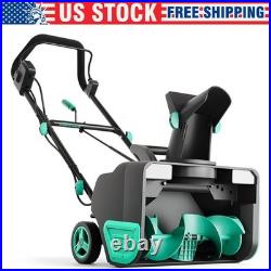 2×20V Cordless Snow Blower 20 Electric Snowblower with 4.0Ah Battery Brushless