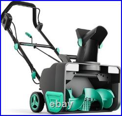 2×20V Cordless Snow Blower 20 Electric Snowblower with 4.0Ah Battery Brushless