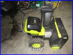 2 PACK RYOBI 40V HP Brushless Electric 22 Self-Propelled 2-Stage Snowblower