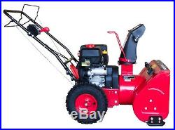2-Stage Electric Start Gas Snow Blower Powerful Motor With Versatile Drive System