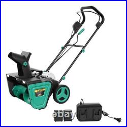 2x20V Brushless Cordless Snow Blower, 180° Rotating Chute, Dual LED Lights 2x20V Brushless Cordless Snow Blower, 180° Rotating Chute, Dual LED Lights