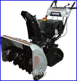 30 Inch Two Stage Snow Blower with TRACKS, Heated Hand Grips Dirty Hand Tools