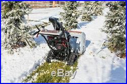 30 Inch Two Stage Snow Blower with TRACKS, Heated Hand Grips Dirty Hand Tools
