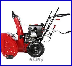 30 inch 302cc Two-Stage Electric Start Gas Snow Blower Snow Thrower