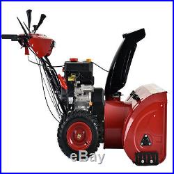30 inch Two-Stage E-Start Gas Snow Blower with Auto-Turn Steering & Heated Grips