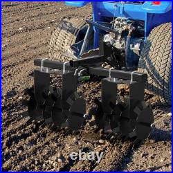 32 Heavy Duty Disc Harrow, ATV/UTV Towed Disc Plow Harrow with General 2 Hit
