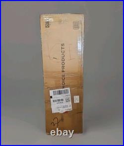 36In Galvanized Blade Heavy-Duty 2-Wheel Snow Pusher Hand Plow for Snow Removal