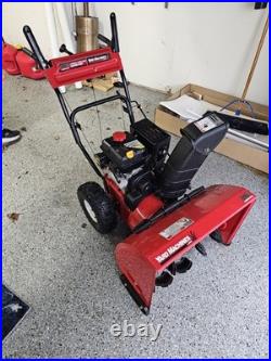 3 Year Old Yard Machine 26 Inch Snow Blower 2 Stage Has Electric Start