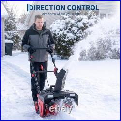 40V (2X20V) 21 Cordless Snow Blower with Brushless Motor & 2 Batteries Blower