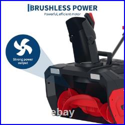40V (2X20V) 21 Cordless Snow Blower with Brushless Motor & 2 Batteries Blower 40V (2X20V) 21 Cordless Snow Blower with Brushless Motor & 2 Batteries Blower