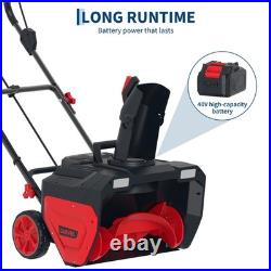 40V (2X20V) 21 Cordless Snow Blower with Brushless Motor & 2 Batteries Blower