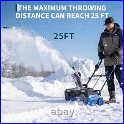 40V (2X20V) 21 Cordless Snow Blower with Brushless Motor & 2 Batteries &Charger