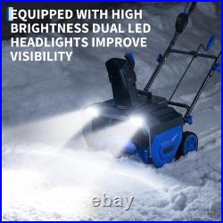 40V (2X20V) 21 Cordless Snow Blower with Brushless Motor & 2 Batteries &Charger
