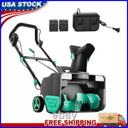 40V Cordless Snow Blower Brushless Motor 20 Width withLED Light&Battery Brushless