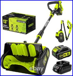 40V Cordless Snow Shovel 13 Brushless Powerful & Lightweight