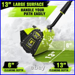 40V Cordless Snow Shovel 13 Brushless Powerful & Lightweight