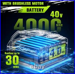 40V Cordless Snow Shovel 13 Brushless Powerful & Lightweight