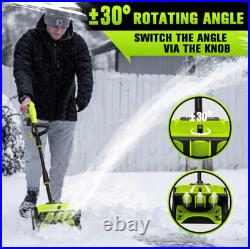 40V Cordless Snow Shovel 13 Brushless Powerful & Lightweight