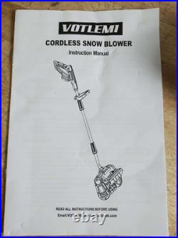 40V Cordless Snow Shovel, 13 Inch 4.0AhElectric Snow Shovel