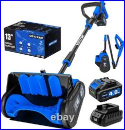 40V Cordless Snow Shovel, 13 Inch 4.0AhElectric Snow Shovel