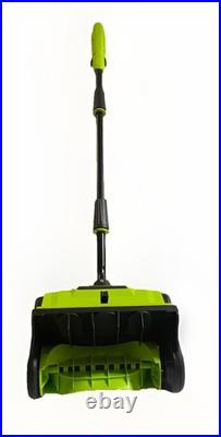 40V Cordless Snow Shovel, 13 Inch 4.0Ah Electric Snow Shovel with Directional Pl