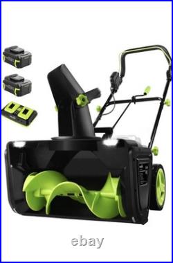 40V Electric Snow Blower Cordless 2 x 5.0Ah Battery With Battery and Charger 40V Electric Snow Blower Cordless 2 x 5.0Ah Battery With Battery and Charger