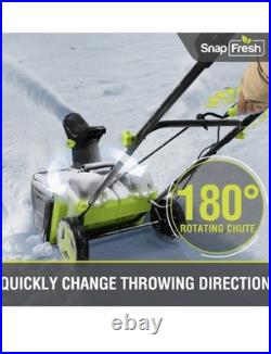 40V Electric Snow Blower Cordless 2 x 5.0Ah Battery With Battery and Charger