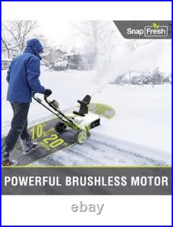 40V Electric Snow Blower Cordless 2 x 5.0Ah Battery With Battery and Charger