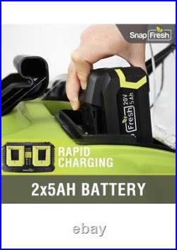 40V Electric Snow Blower Cordless 2 x 5.0Ah Battery With Battery and Charger