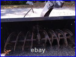 42 snow thrower attachment for craftsman tractor snowthrower auger maine