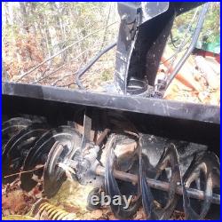 42 snow thrower attachment for craftsman tractor snowthrower auger maine