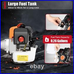 52CC Gas Power Walk Behind Snow Dirt Sweeper 2.5HP Broom Snow Shovel Cleaner US